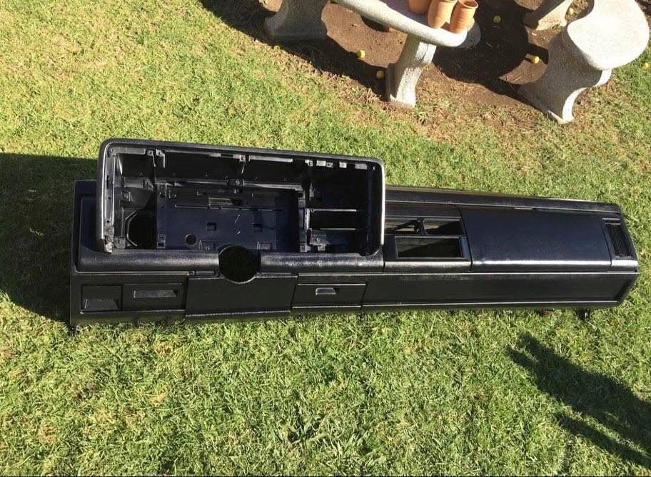 OEM Black/Dark Gray Dashboard Shell / Dash Pad (88-94 Chevy/GMC OBS)