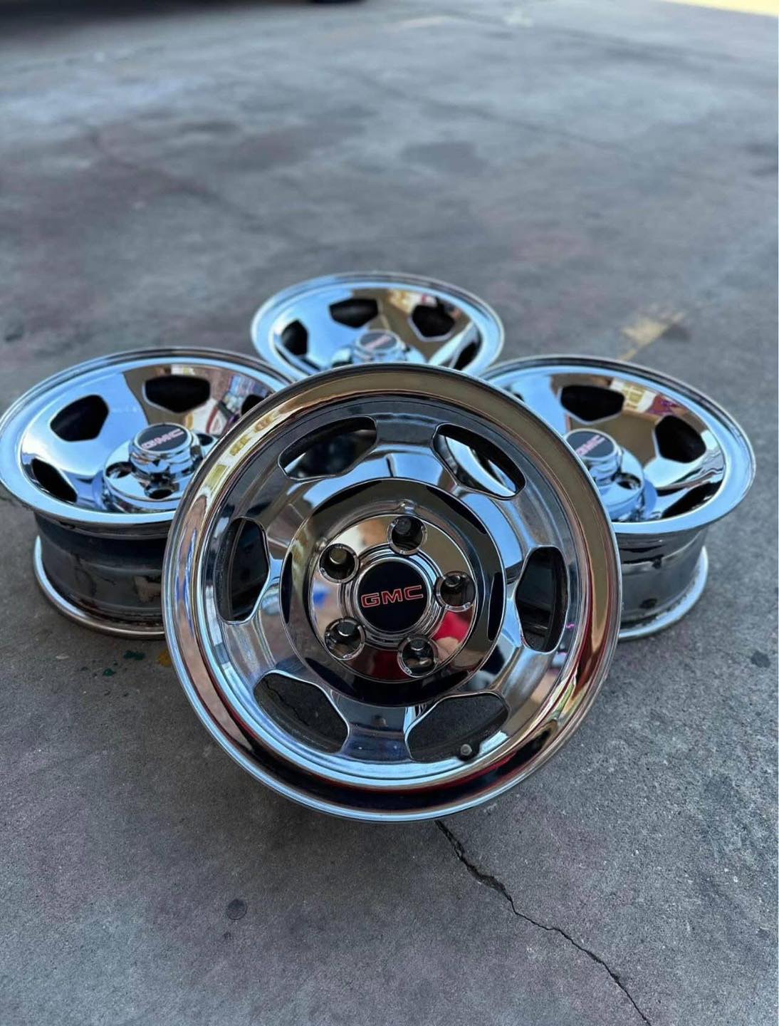 OEM 454 SS / Sport Truck Aluminum Wheels (Set of 4) 15x7, 5x5 Bolt